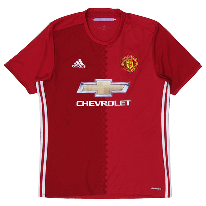 Mens Manchester United 2016-17 Home Shirt Pogba #6 Soccer Jersey