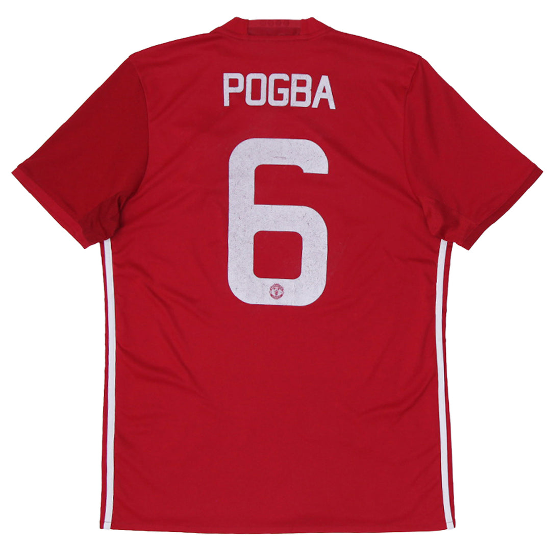 Mens Manchester United 2016-17 Home Shirt Pogba #6 Soccer Jersey
