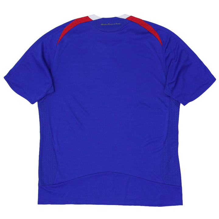 Mens France National Team 2007 2008 Home Football Shirt Adidas Jersey