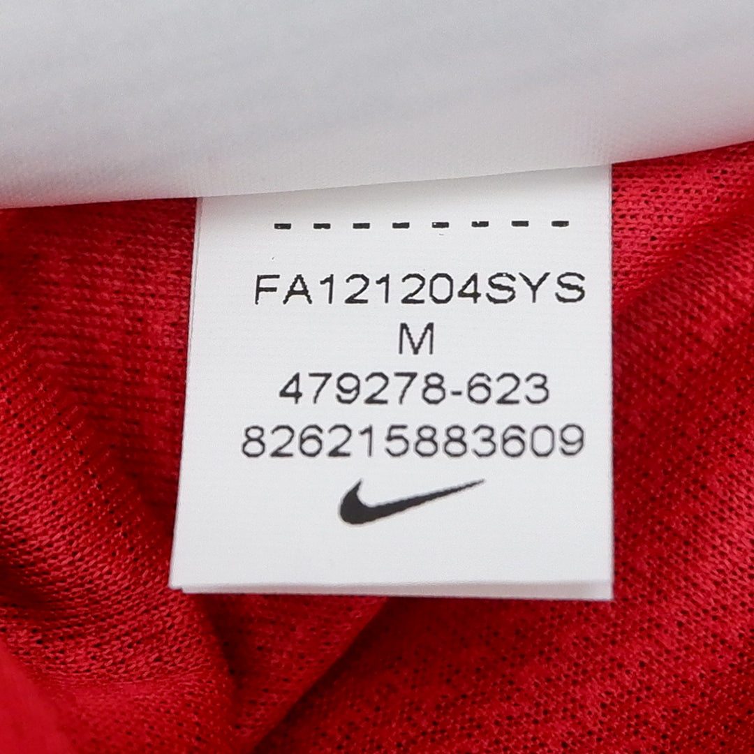 Mens Nike Manchester United Red Short Sleeve Football Shirt 2012/13 Home Jersey