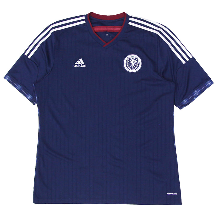 Mens Adidas 2014-15 Scotland Home Shirt Jersey