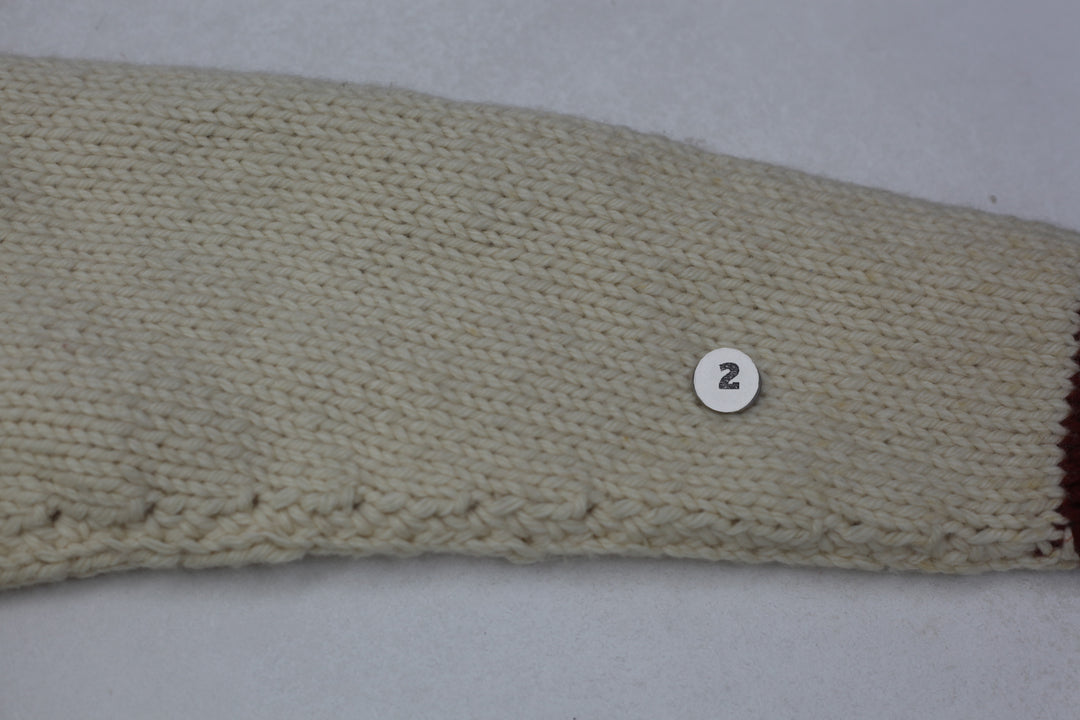 Vintage Ladies 1970s 70s Hand Knitted Cowichan Wool Sweater