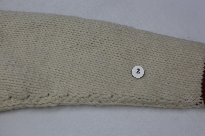 Vintage Ladies 1970s 70s Hand Knitted Cowichan Wool Sweater