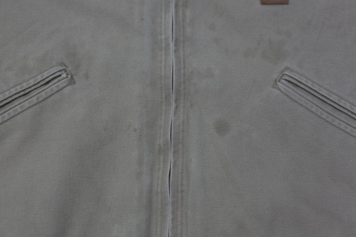 Mens Carhartt J97 266 Cottonwood Detroit Beige Jacket