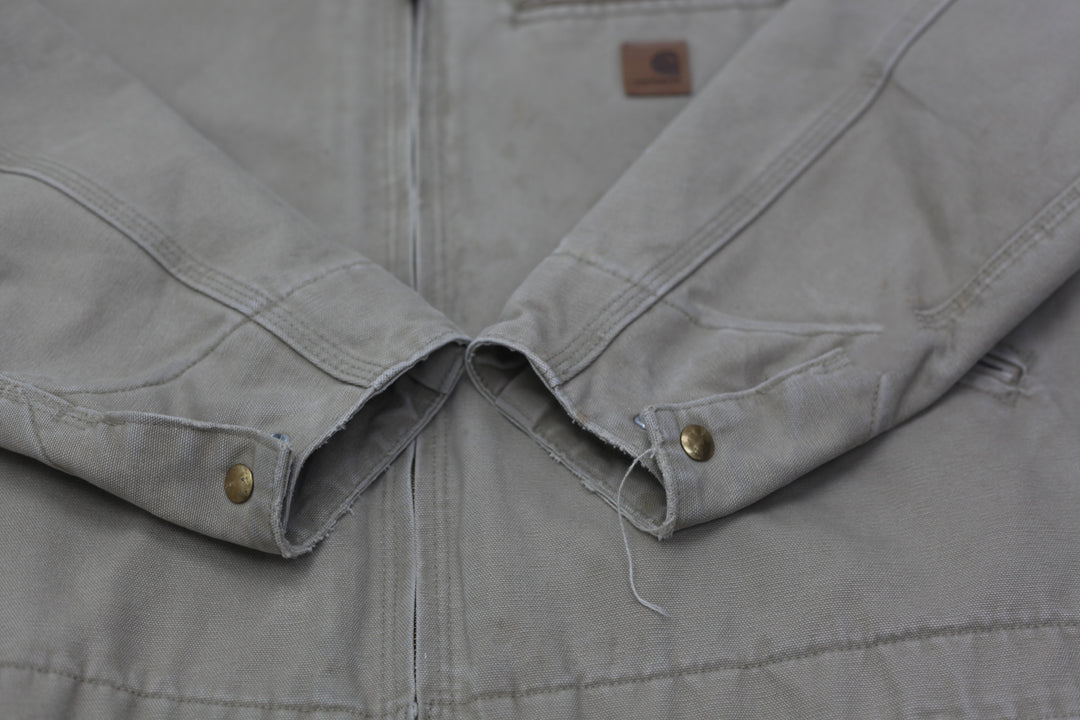 Mens Carhartt J97 266 Cottonwood Detroit Beige Jacket