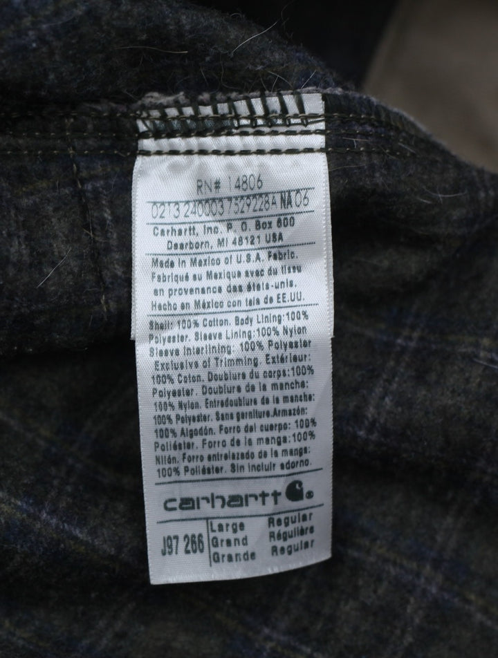 Mens Carhartt J97 266 Cottonwood Detroit Beige Jacket