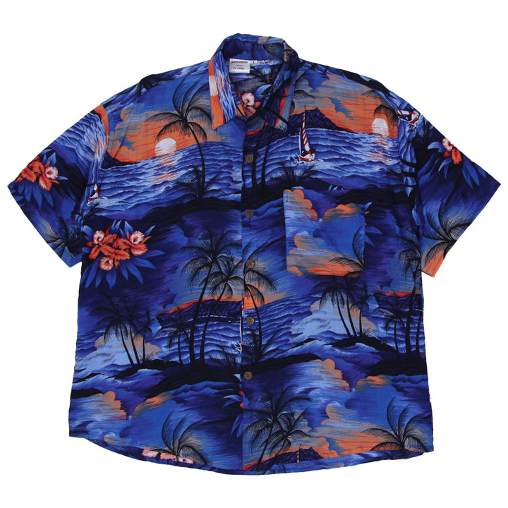 Mens Santa Monica Leisure Short Sleeve Hawaiian Shirt