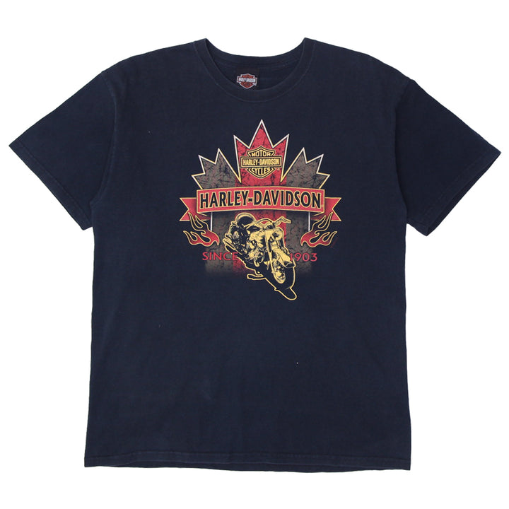 Mens Harley Davidson Rocky's London Ontario Canada T-Shirt