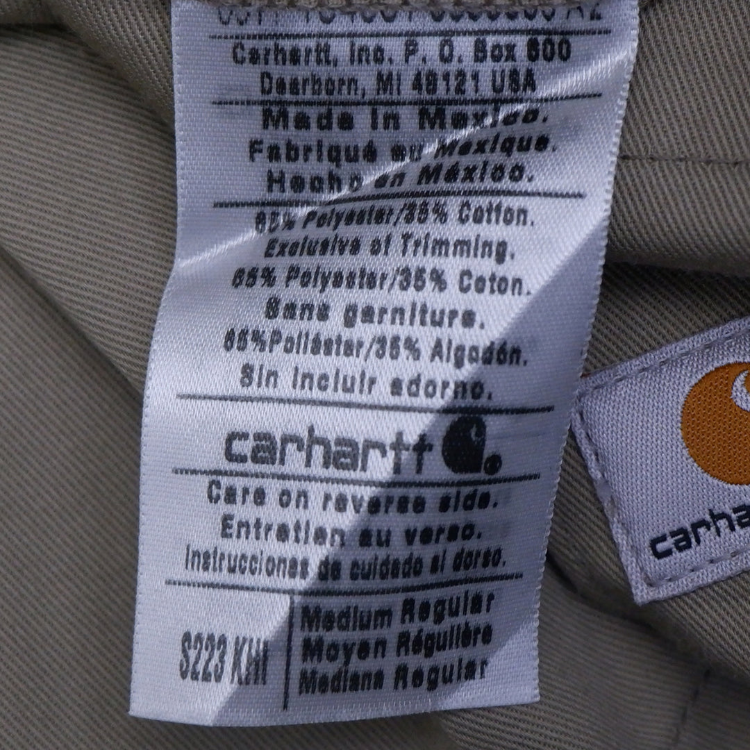 Mens Carhartt S223 KHI Button Short Sleeve Shirt | Migration_Shirt - Detail View | Fashion Rerun