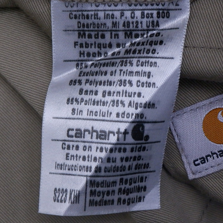 Mens Carhartt S223 KHI Button Short Sleeve Shirt | Migration_Shirt - Detail View | Fashion Rerun