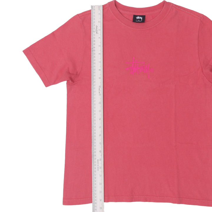 Mens Stussy Logo Crewneck T-Shirt