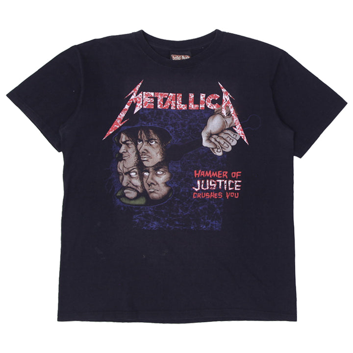 Mens Sound Rock Hammer Of Justice Crushes You Metallica T-Shirt