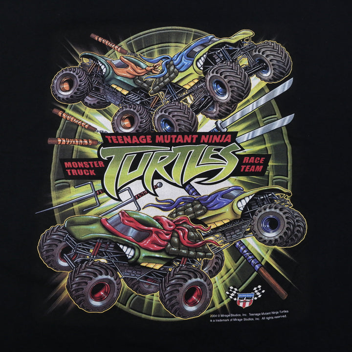Vintage Teenage Mutant Ninja Monster Truck Race Team T-Shirt