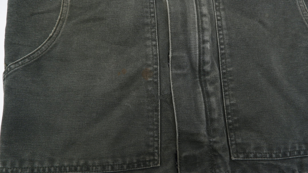 Mens Carhartt Arctic Jacket C26 MOS Mens Green Duck Canvas Quilt Lined Chore Coat