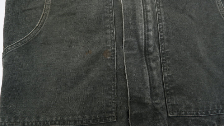 Mens Carhartt Arctic Jacket C26 MOS Mens Green Duck Canvas Quilt Lined Chore Coat