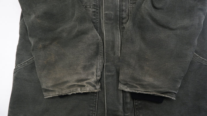 Mens Carhartt Arctic Jacket C26 MOS Mens Green Duck Canvas Quilt Lined Chore Coat