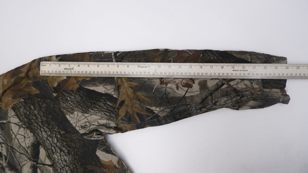 Vintage Outfitter Ridge Zip Up Realtree Camo Pullover Quilted Hoodie