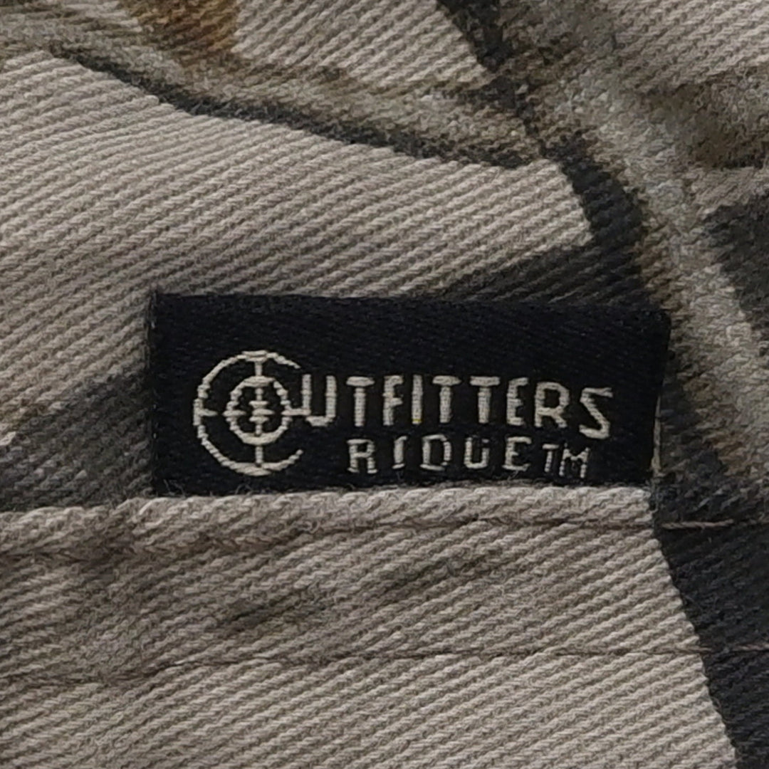 Vintage Outfitter Ridge Zip Up Realtree Camo Pullover Quilted Hoodie