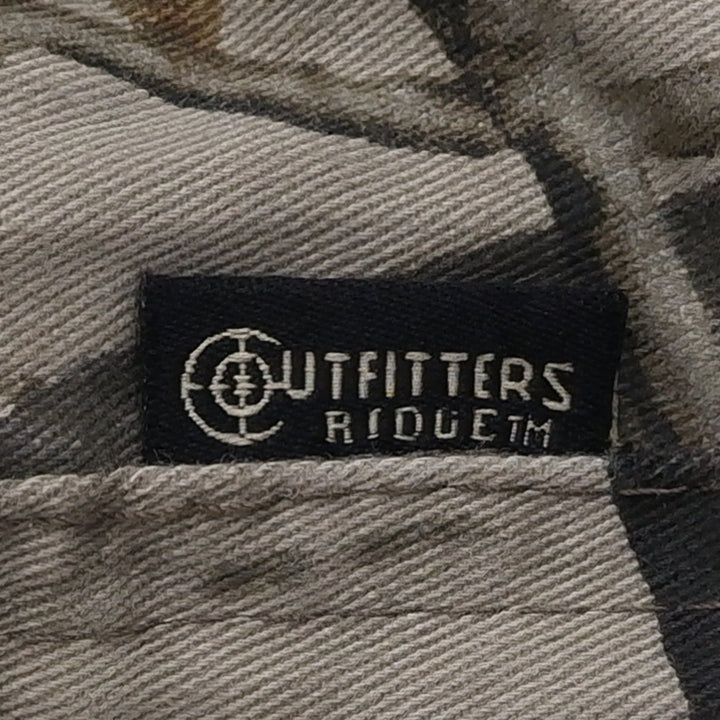 Vintage Outfitter Ridge Zip Up Realtree Camo Pullover Quilted Hoodie