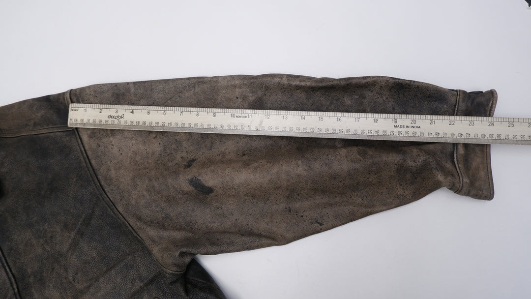 Vintage 1990s Bomber Eddie Bauer Leather Jacket