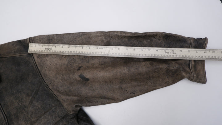 Vintage 1990s Bomber Eddie Bauer Leather Jacket