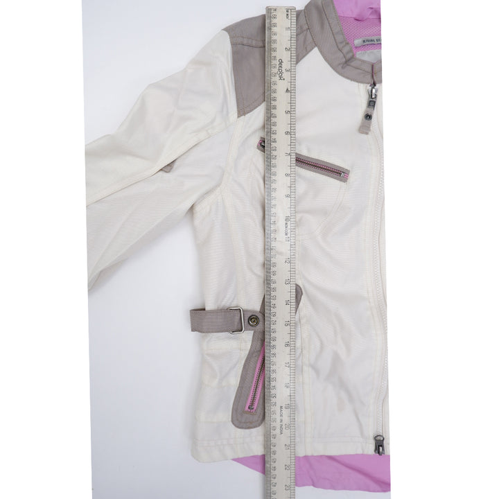 Ladies Harley Davidson Riding Gear Jacket Cream Tan Pink