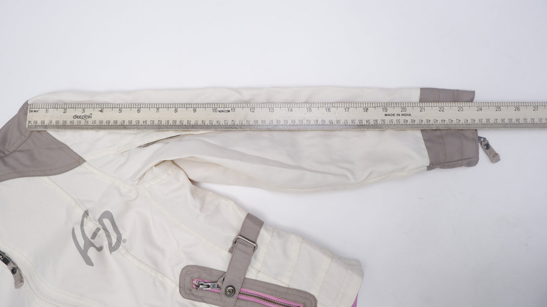 Ladies Harley Davidson Riding Gear Jacket Cream Tan Pink