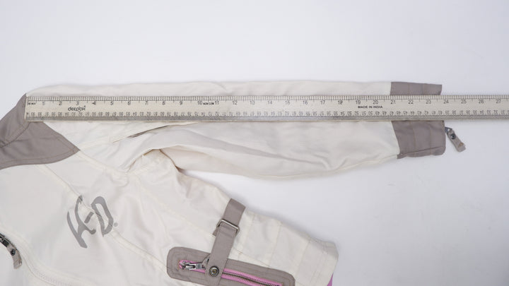 Ladies Harley Davidson Riding Gear Jacket Cream Tan Pink