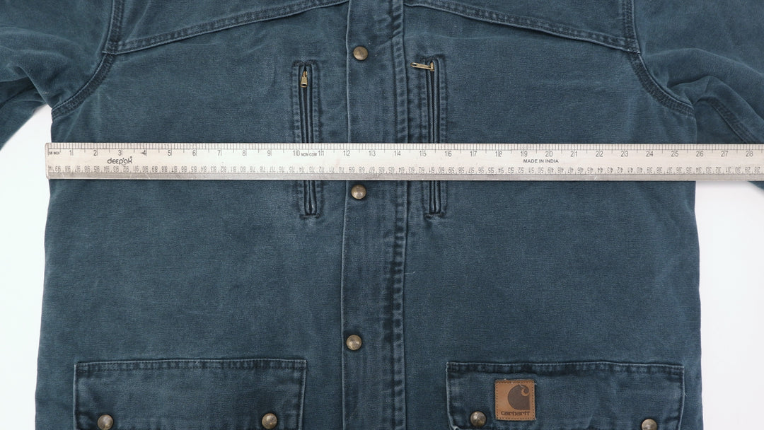 Vintage Carhartt Workwear Jacket Green Denim Blanket Lined | Migration_Jacket UAENAT20 - View 6 | Fashion Rerun