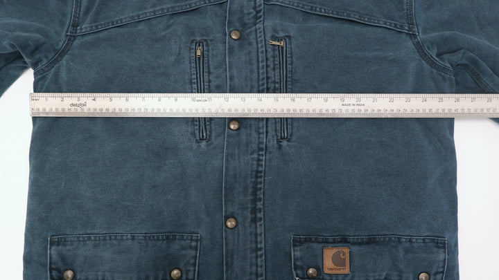 Vintage Carhartt Workwear Jacket Green Denim Blanket Lined | Migration_Jacket UAENAT20 - View 6 | Fashion Rerun