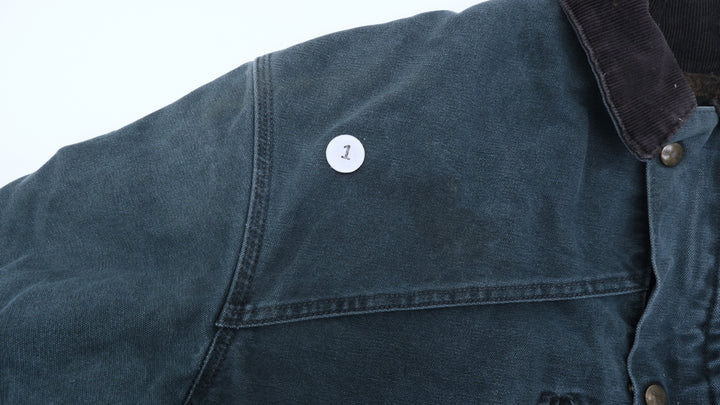 Vintage Carhartt Workwear Jacket Green Denim Blanket Lined | Migration_Jacket UAENAT20 - Alternate View | Fashion Rerun