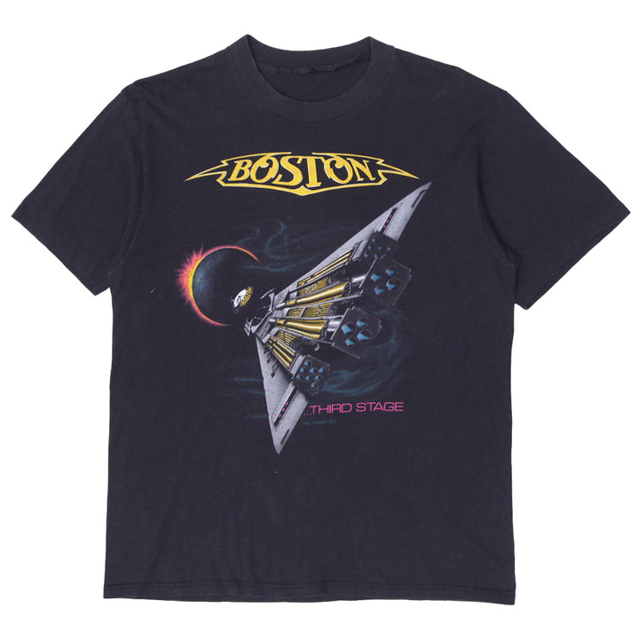 Vintage Boston Third Stage Tour T-Shirt 1987 U.S. Tour