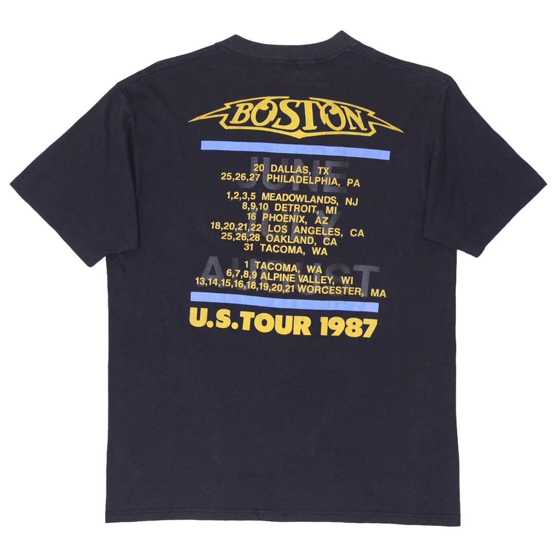 Vintage Boston Third Stage Tour T-Shirt 1987 U.S. Tour