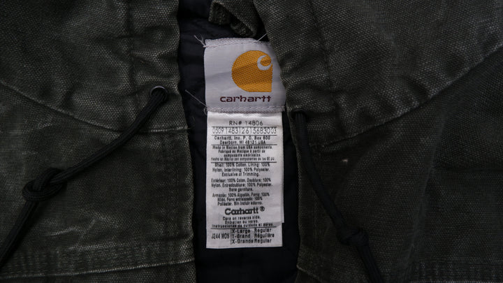 Mens Carhartt J244 MOS Zip Up Hoodie Workwear Jacket