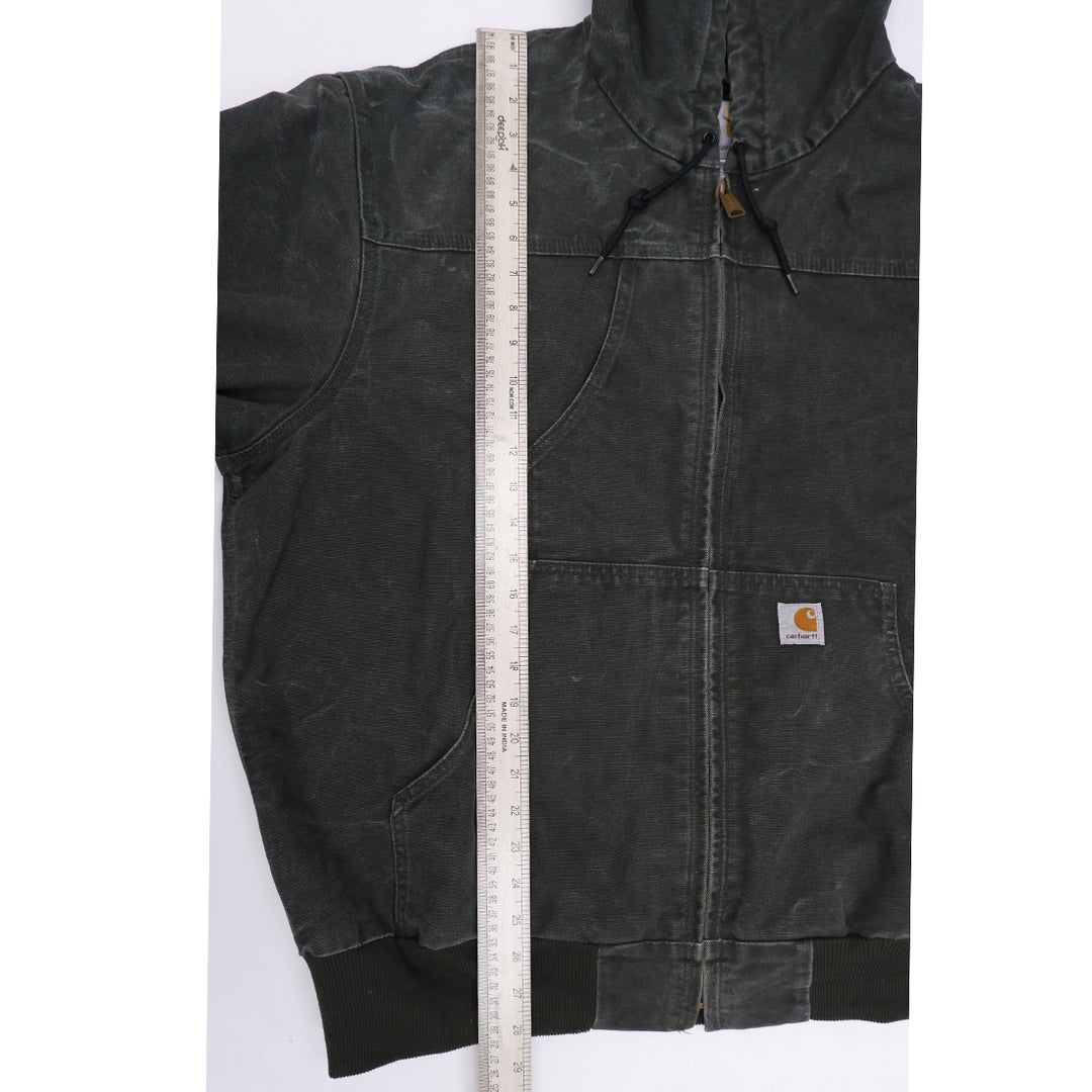 Mens Carhartt J244 MOS Zip Up Hoodie Workwear Jacket