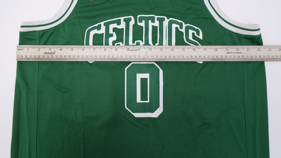 Mens Nike Jayson Tatum #00 Celtics Jersey Green