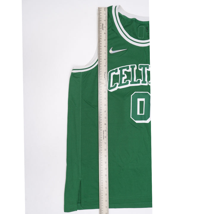 Mens Nike Jayson Tatum #00 Celtics Jersey Green