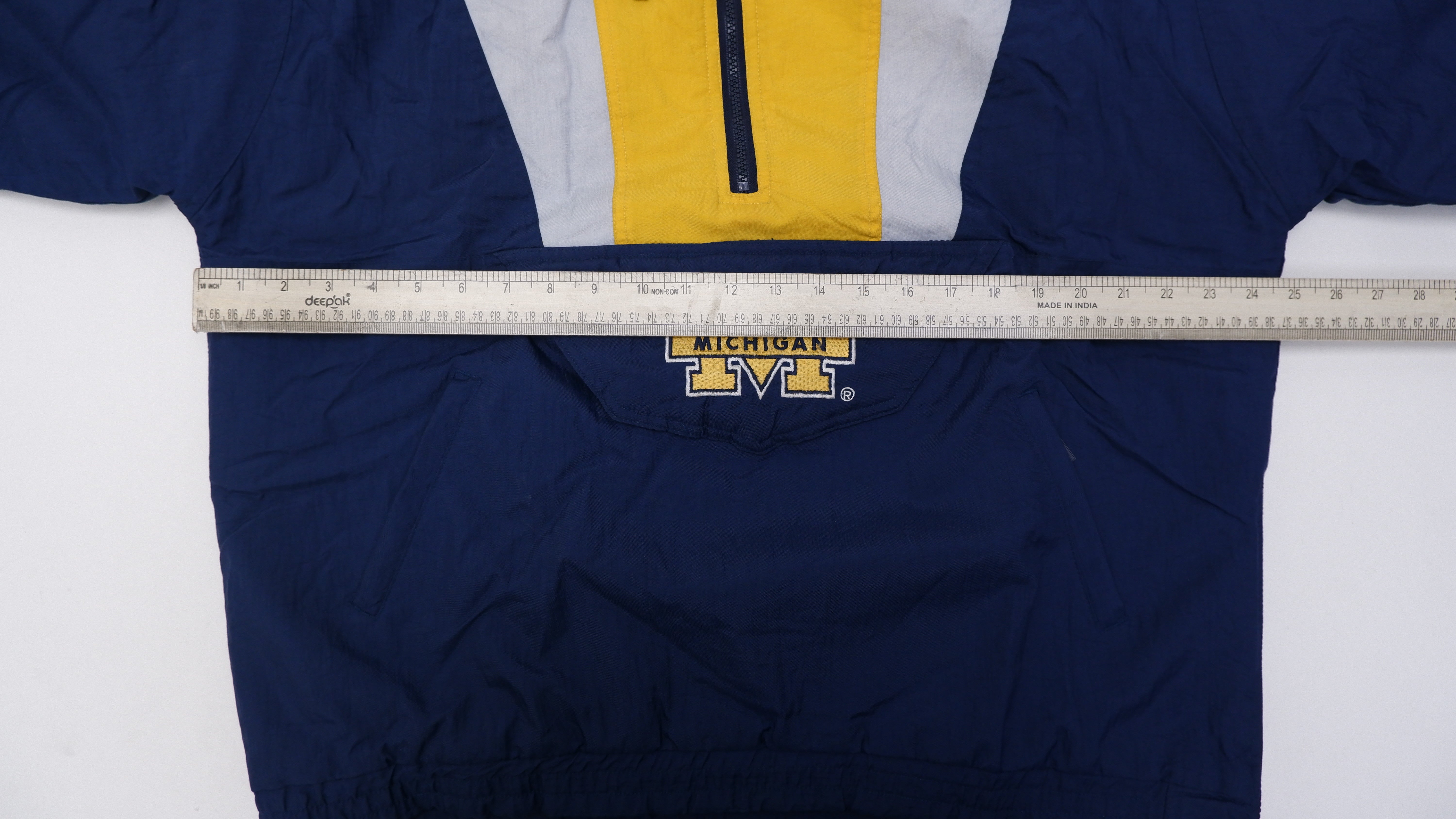 Shop Vintage Starter Michigan Wolverines 90s Hooded 1/4 Zip