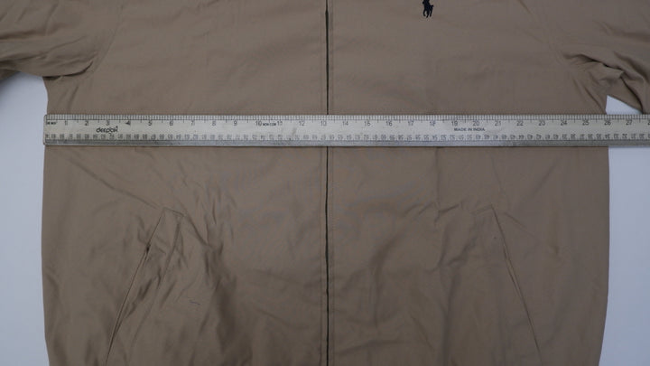 Vintage Polo By Ralph Lauren Plaid Lining Harrington Jacket