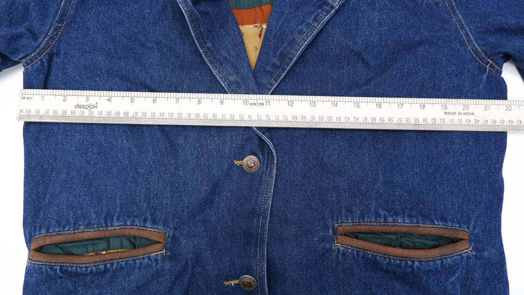 Vintage Outback Red Chore Barn Trucker Workwear Denim Jean Womens Jacket | Migration_Jackets UAENAT20 - View | Fashion Rerun