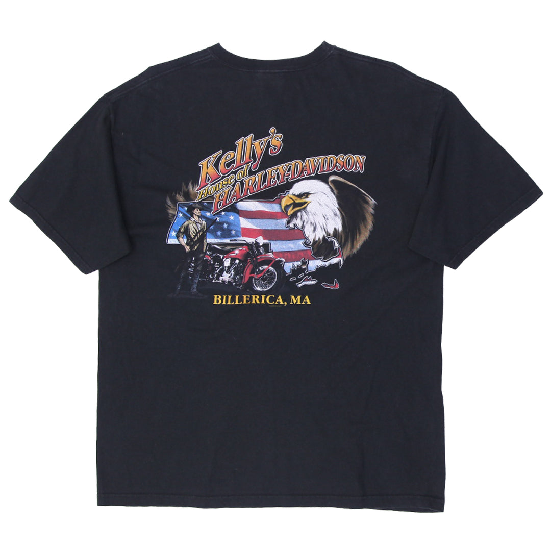 Vintage Kelly's House Of Harley Davidson Eagles T- Shirt