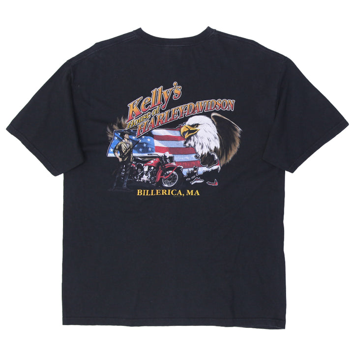 Vintage Kelly's House Of Harley Davidson Eagles T- Shirt