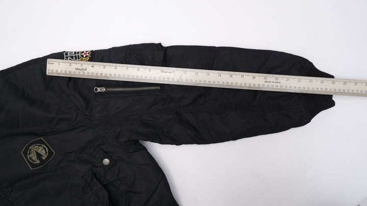 Vintage Flight Deck USA Nylon Zip Up Bomber Reversible Jacket | Migration_Jacket - View 14 | Fashion Rerun