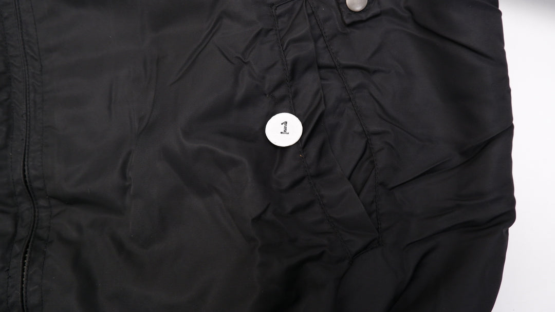 Vintage Flight Deck USA Nylon Zip Up Bomber Reversible Jacket | Migration_Jacket - View 8 | Fashion Rerun
