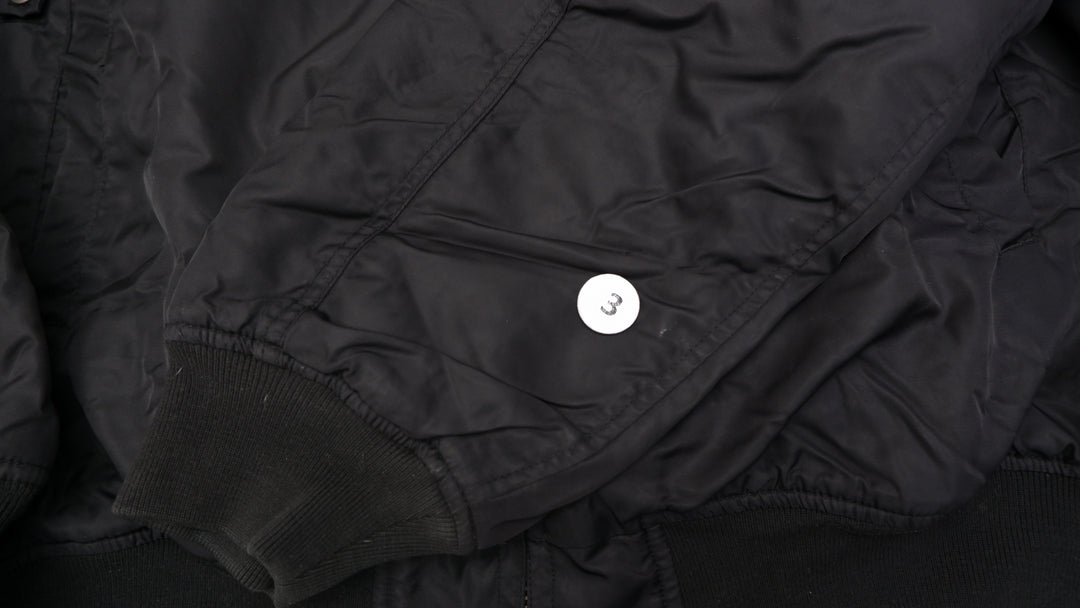 Vintage Flight Deck USA Nylon Zip Up Bomber Reversible Jacket | Migration_Jacket - View 10 | Fashion Rerun
