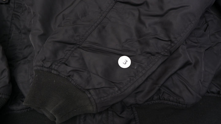 Vintage Flight Deck USA Nylon Zip Up Bomber Reversible Jacket | Migration_Jacket - View 10 | Fashion Rerun