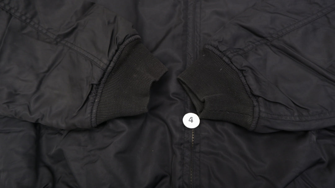 Vintage Flight Deck USA Nylon Zip Up Bomber Reversible Jacket | Migration_Jacket - View 11 | Fashion Rerun
