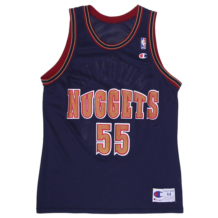 Vintage Champion Jersey #55 Rare Dikembe Mutombo Denver Nuggets