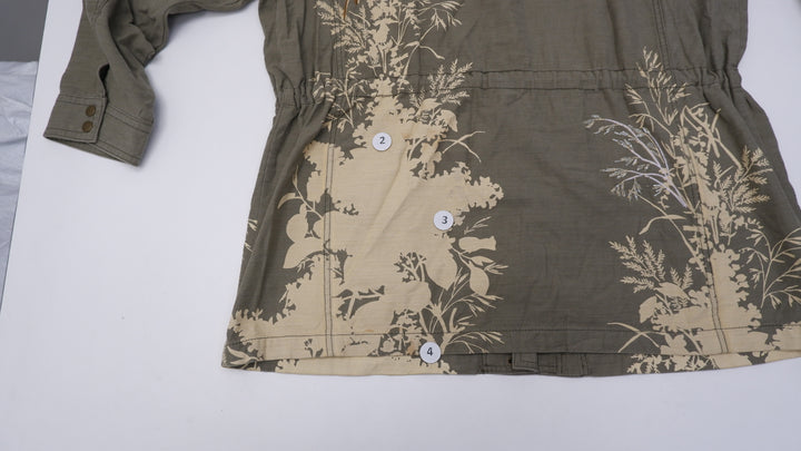 Ladies Anthropologie Olive Green Utility Jacket