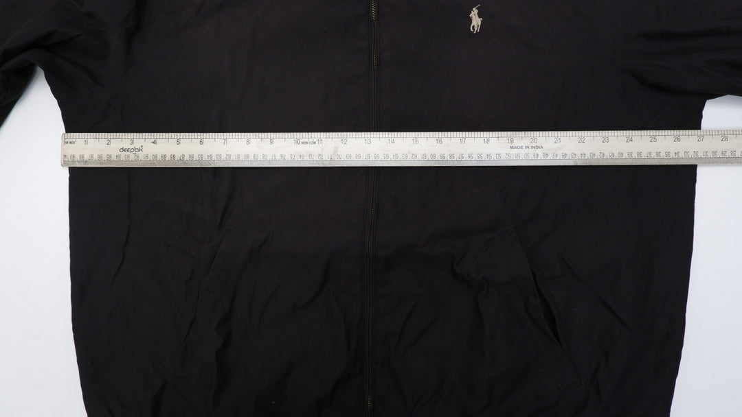 Vintage Polo By Ralph Lauren Plaid Lined Harrington Jacket